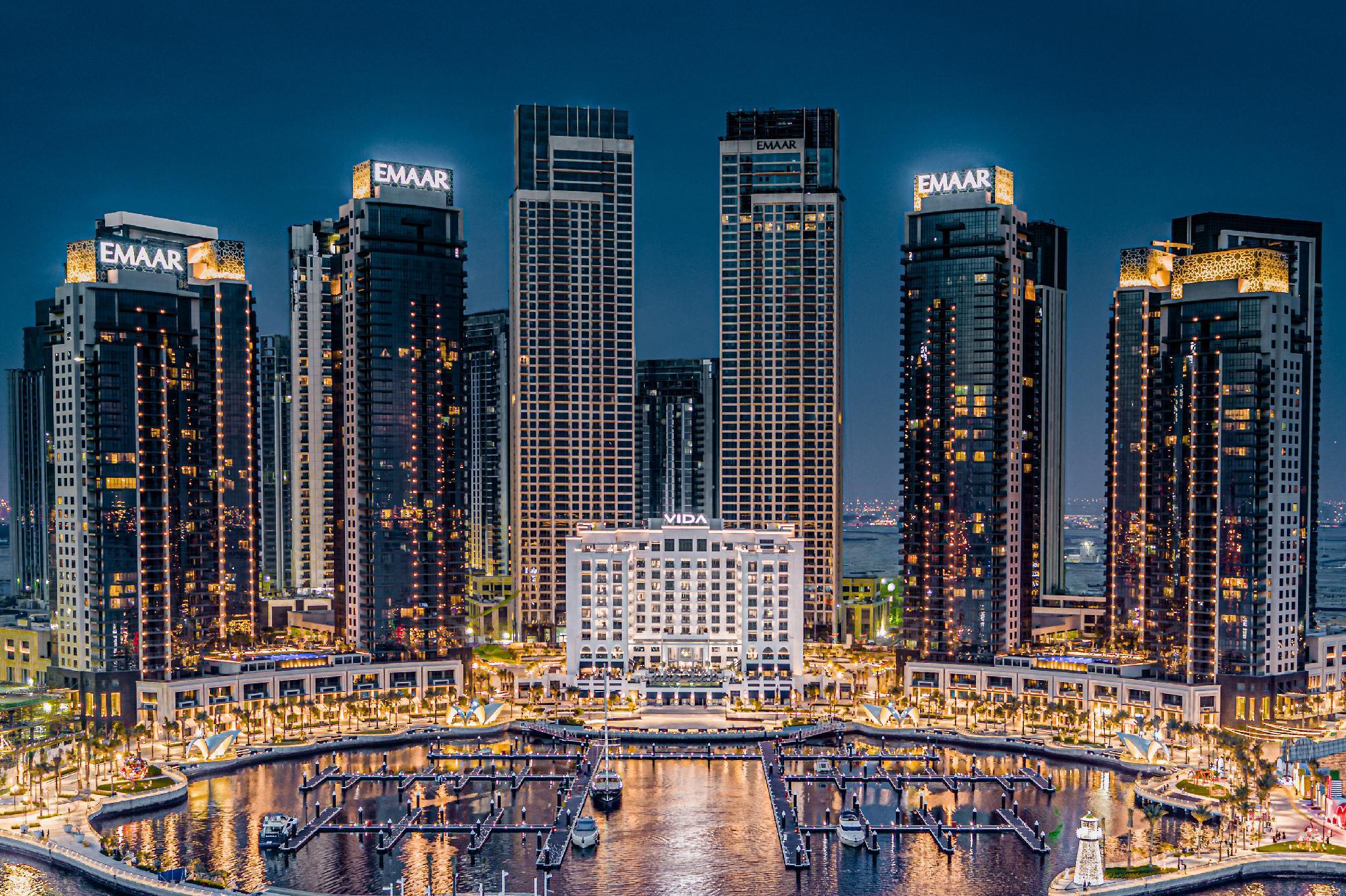 Hotel Vida Creek Harbour Dubai Exterior foto