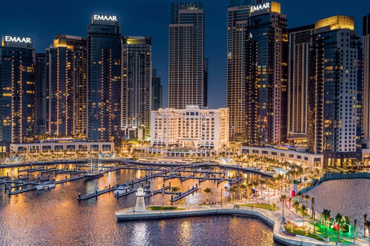 Hotel Vida Creek Harbour Dubai Exterior foto